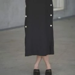 Anne Thomas Morris Mule Chain Moroder Black