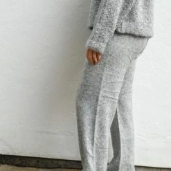Just Female Unite Grey Melange Knit Trousers 7 Just Female Unite Grey Melange Knit Trousers
