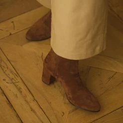 Anne Thomas Mimo Boots Velours Henna