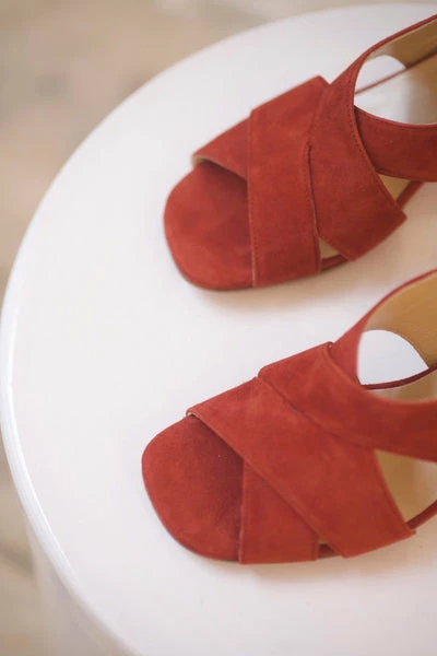 Anne Thomas Pre Vente - Romy Velours Granato 4 Anne Thomas Pre Vente - Romy Velours Granato