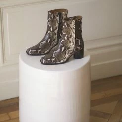 Anne Thomas Simon Boots Snake Kaki 7 Anne Thomas Simon Boots Snake Kaki