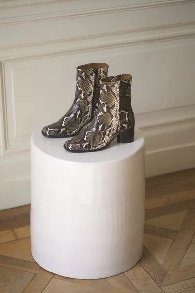 Anne Thomas Simon Boots Snake Kaki 5 Anne Thomas Simon Boots Snake Kaki
