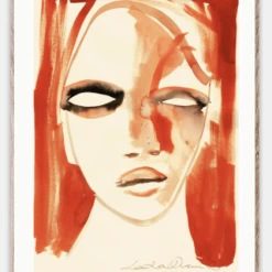 Paper Collective Affiche 30 x 40 Red Portrait