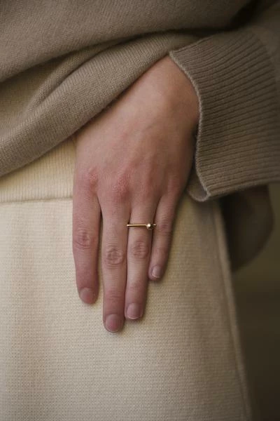 Anne Thomas Golden Nicole Bague Ring 5 Anne Thomas Golden Nicole Bague Ring