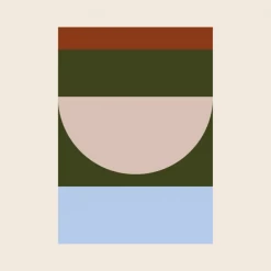 Paper Collective Half Circles Iv Print