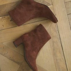 Anne Thomas Venezia Boots Velours Henna