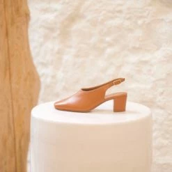Anne Thomas Pavlova Slingback Nappa Iconic Tan
