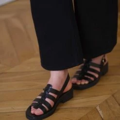 Anne Thomas Jérusalem Sandals Bridge Black / Soon In Stock