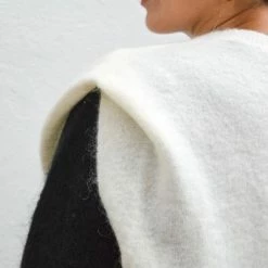 Just Female Coldy Knit Buttercream Vest