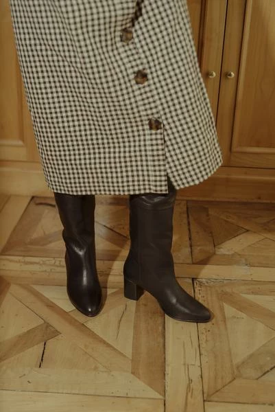 Anne Thomas Mimo Long Boots Calf Black 4 Anne Thomas Mimo Long Boots Calf Black