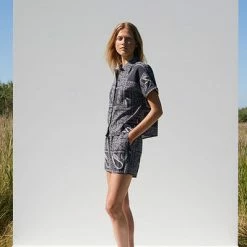 Just Female Just Female Maid Shorts - Paisley Print