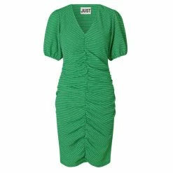 Just Female Mimi Dress - Fern Green