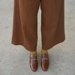 Anne Thomas Vegetable Tanned Calfskin Châtaigne Montana Moroder Cuioio