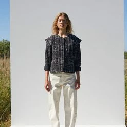 Just Female Just Female - Miracle Jacket - Black Paisley Art