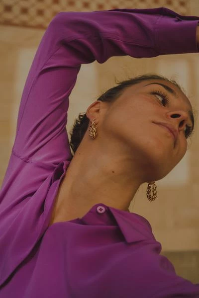 Anne Thomas New Gisele Boucles Doreilles Earrings 3 Anne Thomas New Gisele Boucles Doreilles Earrings