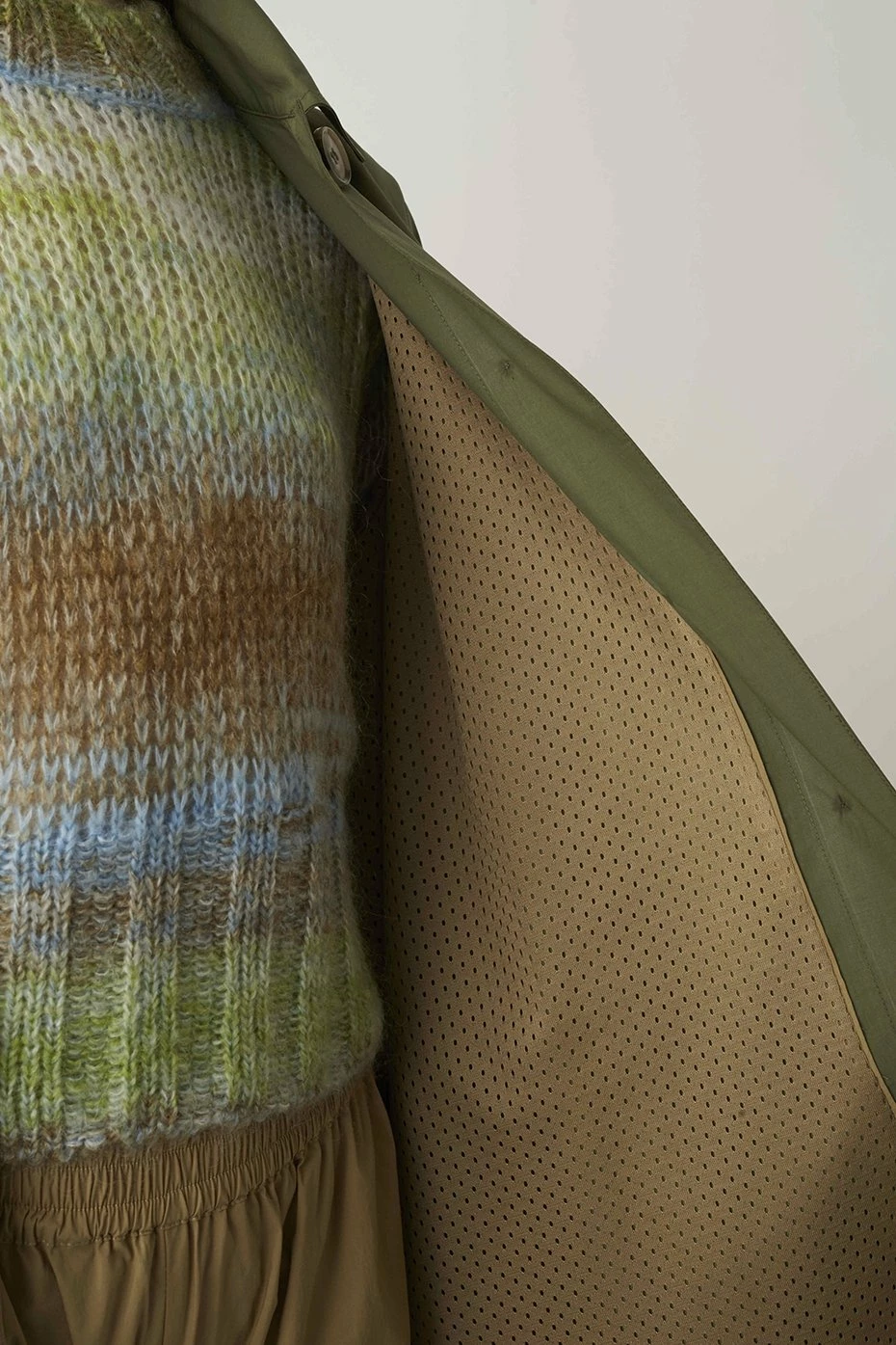 Just Female JUST FEMALE CLOVER GREEN NANITA TRENCH COAT 4 Just Female JUST FEMALE CLOVER GREEN NANITA TRENCH COAT