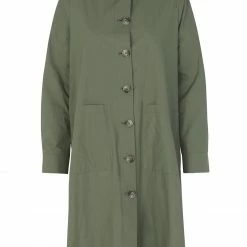 Just Female JUST FEMALE CLOVER GREEN NANITA TRENCH COAT 7 Just Female JUST FEMALE CLOVER GREEN NANITA TRENCH COAT