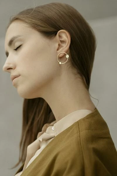 Anne Thomas Cosmos Boucles Doreilles Earrings 4 Anne Thomas Cosmos Boucles Doreilles Earrings