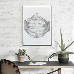 Paper Collective Folded Hands Gray Graphite Poster 8 Paper Collective Folded Hands Gray Graphite Poster