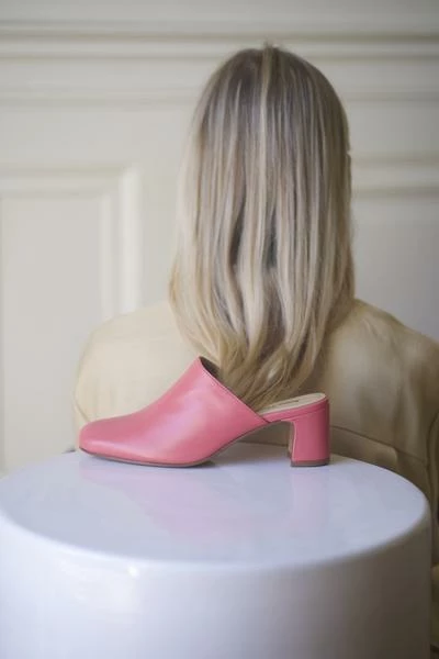 Anne Thomas Pinkish Venezia Mule Nappa Cupido 5 Anne Thomas Pinkish Venezia Mule Nappa Cupido