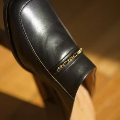 Anne Thomas Morris Mule Calf Black