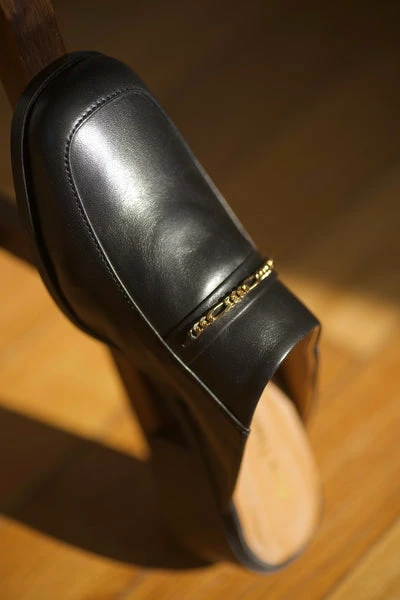 Anne Thomas Morris Mule Calf Black 4 Anne Thomas Morris Mule Calf Black