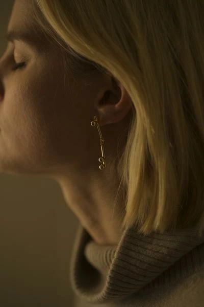 Anne Thomas Boucles Doreilles Nicole 4 Anne Thomas Boucles Doreilles Nicole