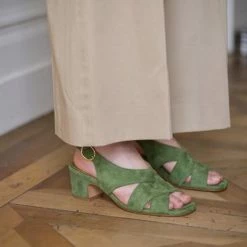 Anne Thomas Romy Velours Tartaruga