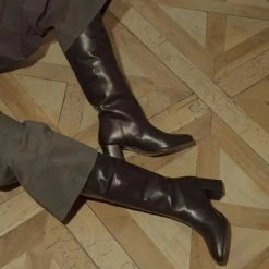 Anne Thomas Mimo Long Boots Calf Black