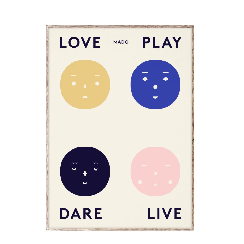 Paper Collective Four Feeling Childrens Art Print 3 Paper Collective Four Feeling Childrens Art Print