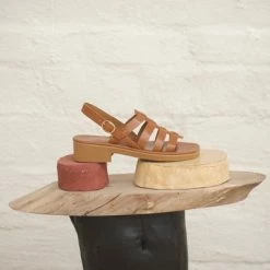 Anne Thomas Pre Vente - Jérusalem Sandals Bridge Brown