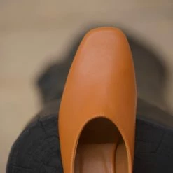 Anne Thomas Pavlova Slingback Nappa Iconic Tan 7 Anne Thomas Pavlova Slingback Nappa Iconic Tan