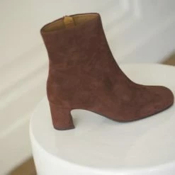 Anne Thomas Venezia Boots Velours Henna