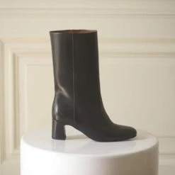 Anne Thomas Venezia Mi Boots Calf Black