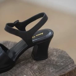 Anne Thomas Pre Vente - Dallas Sandals Calf Black