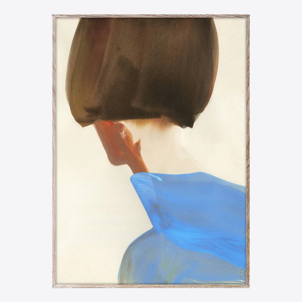 Paper Collective The Blue Cape Art Print 3 Paper Collective The Blue Cape Art Print