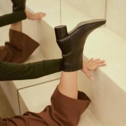 Anne Thomas Simon Boots Black