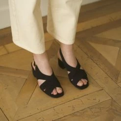 Anne Thomas Romy Velours Noir