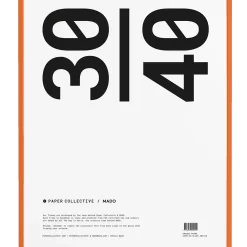 Paper Collective Orange Timber 30x40 Frame