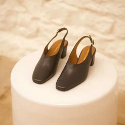 Anne Thomas Pre Vente - Pavlova Slingback Calf Black