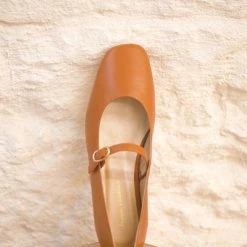 Anne Thomas Pre Vente - Pavlova Ballerina Nappa Iconic Tan 7 Anne Thomas Pre Vente - Pavlova Ballerina Nappa Iconic Tan