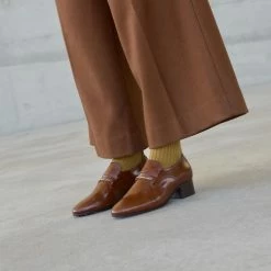 Anne Thomas Vegetable Tanned Calfskin Châtaigne Montana Moroder Cuioio