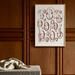 Paper Collective Random Faces Print 30 x 40cm