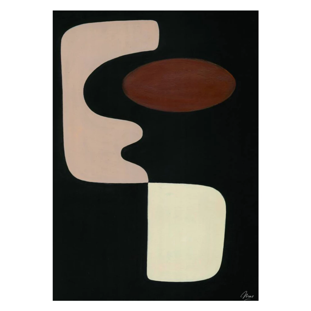 Paper Collective Abstract Faces Art Print 3 Paper Collective Abstract Faces Art Print