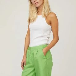 Just Female Caro Bermudas Absinthe Green