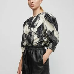 Just Female Zwart Other Blouse