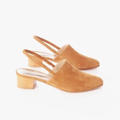 Anne Thomas Pony Suede Leather Williamsburg Sandals