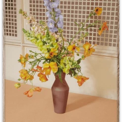 Paper Collective Blomst 06 Beige Poster By Uffe Buchard