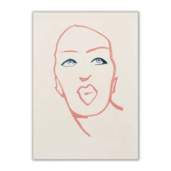 Paper Collective 30 x 40cm Pink Paper Silhouette Poster Poster Art Print 3 Paper Collective 30 x 40cm Pink Paper Silhouette Poster Poster Art Print