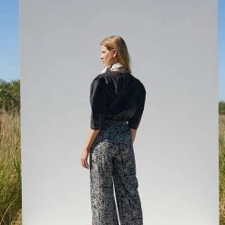 Just Female Strong Pants Black Scarf Art 9 Just Female Strong Pants Black Scarf Art